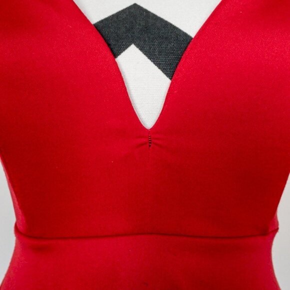 Sexy Red Papya Dress Sz M - Picture 2 of 10